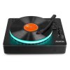 Fenton RP162LED Retro gramofon s LED podsvícením a BT in/out, černý