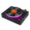 Fenton RP162LED Retro gramofon s LED podsvícením a BT in/out, černý