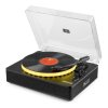 Fenton RP162LED Retro gramofon s LED podsvícením a BT in/out, černý