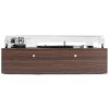 Fenton RP170D Gramofon s pouzdrem na desky, tmavé dřevo