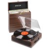 Fenton RP170D Gramofon s pouzdrem na desky, tmavé dřevo