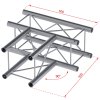 BeamZ Pro P24-T35 Deco Truss 3-way T junction