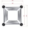 BeamZ Pro P24-T35 Deco Truss 3-way T junction