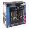 Vonyx AM5A 5-Channel Mixer With Amplifier DSP/BT/SD/USB/MP3