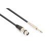 CX314-1 kabel XLR (F) - 6,3mm jack mono (M) 1,5m