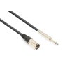Vonyx CX312-3 kabel XLR (M) - 6,3mm jack mono (M) 3m