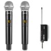 Vonyx WM552 Duální bezdrátový mikrofon Plug-and-Play Set UHF