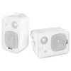 Power Dynamics BV40W Background Speaker Set 4" 100V (white)
