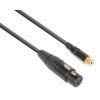 Power Dynamics CX138 kabel XLR (F) - RCA (F) 0,15m