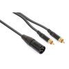 Power Dynamics CX58-3 Cable XLR Male - 2X RCA Male 3.0M