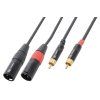 Power Dynamics CX66-3 Cable 2 x XLR Male - 2 x RCA Male 3.0M
