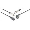 Power Dynamics CX02-20 Audio Combi Cable Schuko - XLR F / IEC F - XLR M 20M