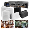 Power Dynamics 100V Horeca Set ozvučení 90W 2 zóny (vnitřní a venkovní)