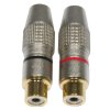 Accu Cable AC-C-RFG/SET RCA Cinch plug female gold