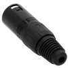 Adam Hall Connectors 4 STAR C XM5 BLK