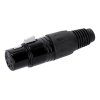 Adam Hall Connectors 4 STAR C XF5 BLK