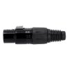 Adam Hall Connectors 4 STAR C XF5 BLK