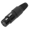 Adam Hall Connectors 3 STAR CX F3 BLK