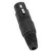 Adam Hall Connectors 3 STAR CX F3 BLK