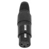 Adam Hall Connectors 3 STAR CX F3 BLK