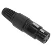 Adam Hall Connectors 3 STAR CX F3 BLK