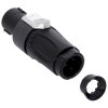 Adam Hall Connectors 4 STAR C SF4 BLK