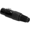 Adam Hall Connectors 4 STAR C XF3 BLK
