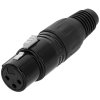Adam Hall Connectors 4 STAR C XF3 BLK