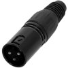 Adam Hall Connectors 4 STAR C XM3 BLK