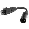 ADJ DMX 3-pin F to 5-pin M IP65