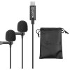 BOYA BY-M3D Klopové mikrofony s USB-C