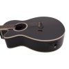 Dimavery AW-400 Western guitar LH, black
