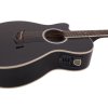 Dimavery AW-400 Western guitar LH, black