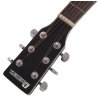 Dimavery AW-400 Western guitar LH, black