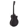 Dimavery AW-400 Western guitar LH, black