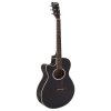Dimavery AW-400 Western guitar LH, black