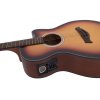 Dimavery AW-400 Western guitar, sunburst