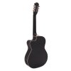 Dimavery CN-600E Classical guitar, schwarz