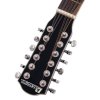 Dimavery DR-612 Western guitar 12-string, black
