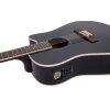 Dimavery DR-612 Western guitar 12-string, black