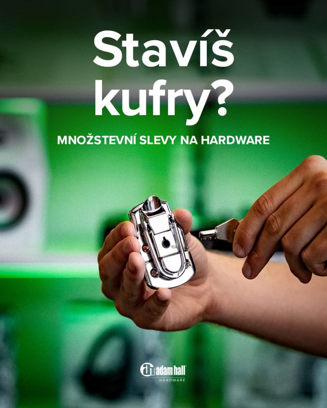 Dřevěné i plastové desky, západky, rohy, madla, nožičky, závěsy i nýty – zkrátka vše, co potřebuješ na výrobu poctivého...