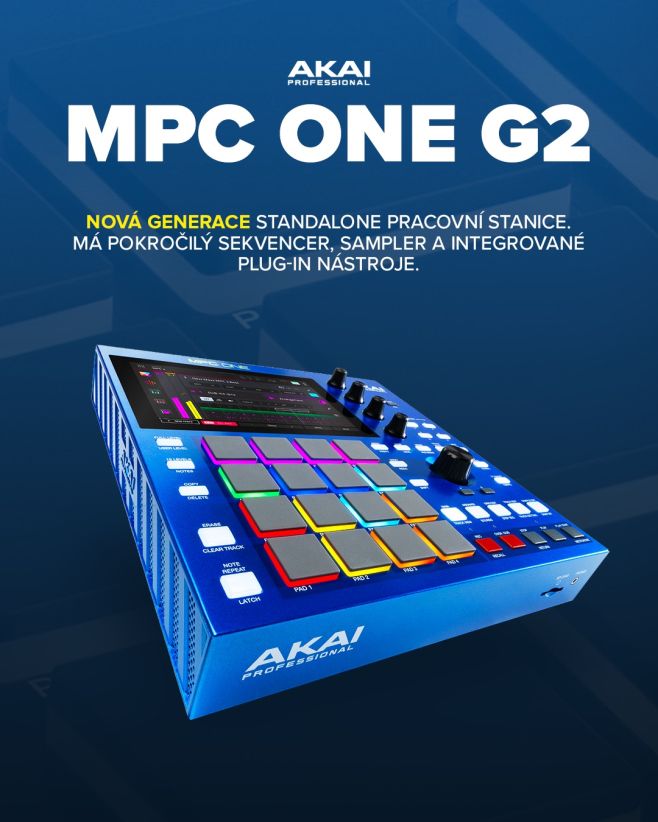 Představujeme nové MPC ONE druhé generace.⚡️ Nabízí pokročilý sekvencer, sampler a integrované plug-in nástroje. 16...