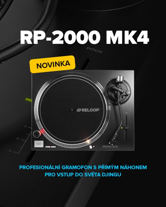 Představujeme novinku - gramofon Reloop RP-2000 MK4. 🔥 Chceš začít hrát z vinylů, nebo si svoje desky jednoduše převést do...