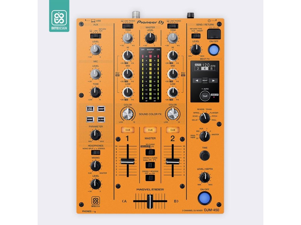 Doto Design Skin DJM-450 FULL COLORS Sunset Orange