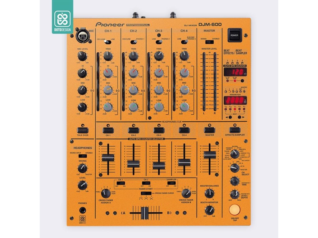 Doto Design Skin DJM-600 FULL COLORS Sunset Orange