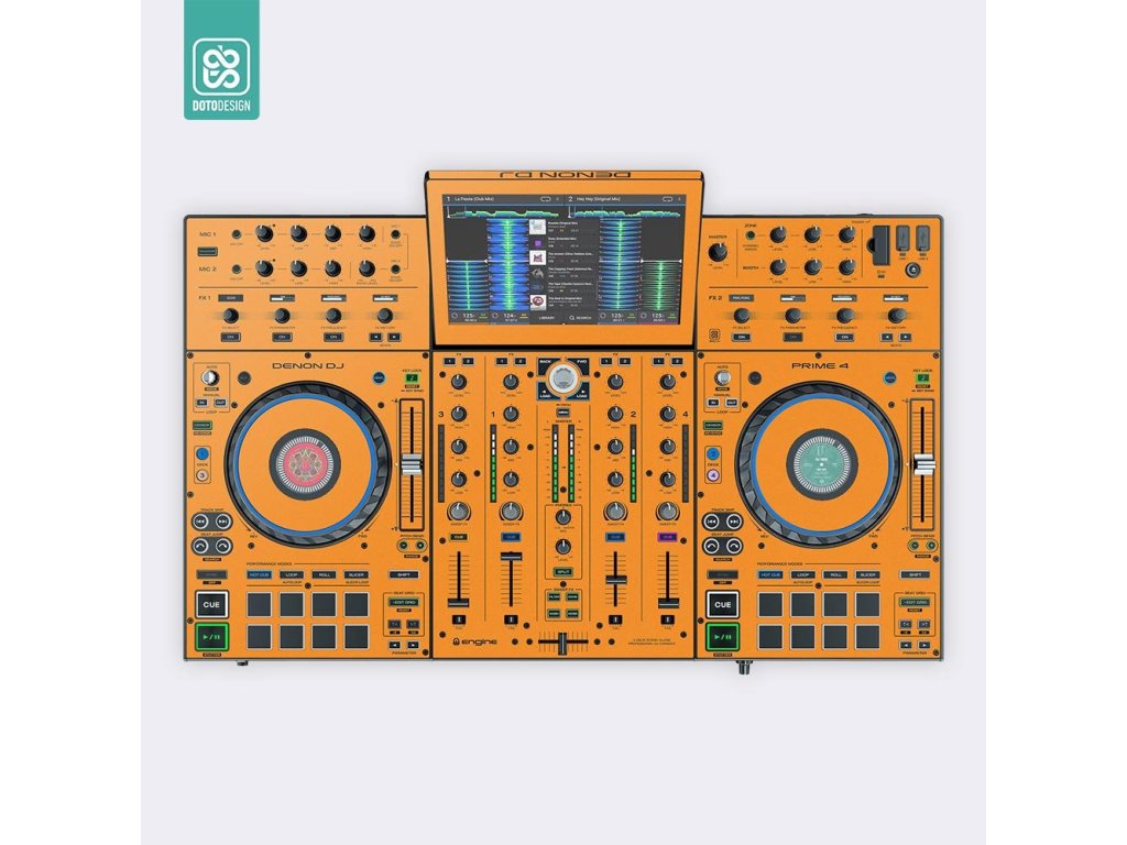 Doto Design Skin Prime 4 FULL COLORS Sunset Orange