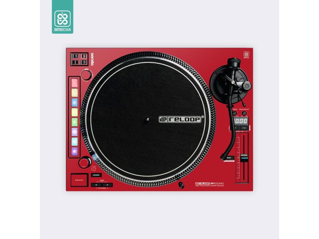 Doto Design Skin RP-8000 MK2 FULL COLORS Aurora Red