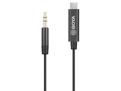 BOYA BY-K2 Redukcja 3,5 mm TRRS - USB-C