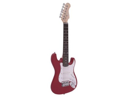 Dimavery J-350 E-Guitar ST, gitara elektryczna Junior, czerwona
