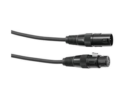 Kabel Eurolite DMX XLR 5pin, długość 3m, czarny